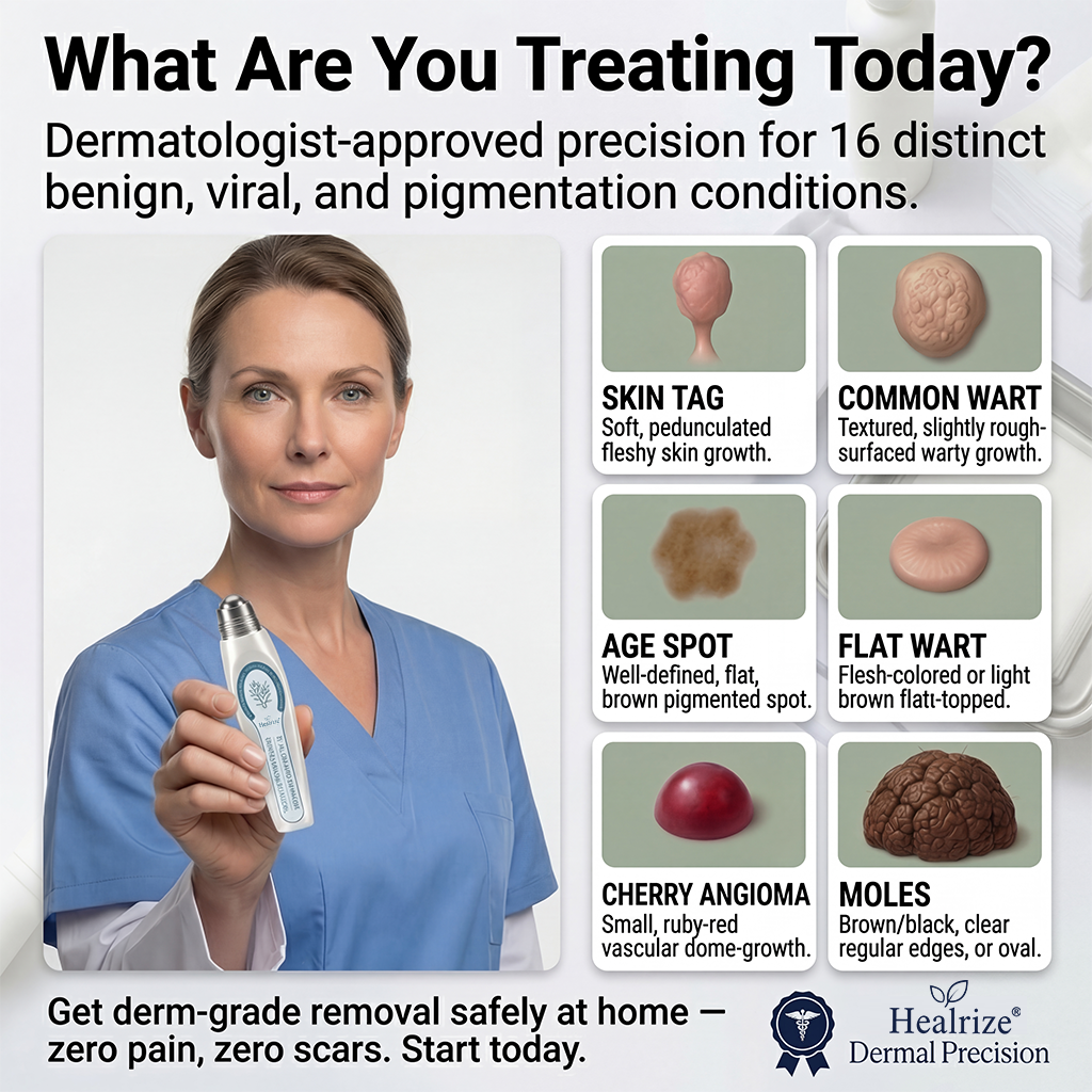 🍲 Official Store | Healrize® 🖊 Skin Tag & Spot Remover in 7 Days (Zero Pain, Zero Scarring – Precise Roller) 👩